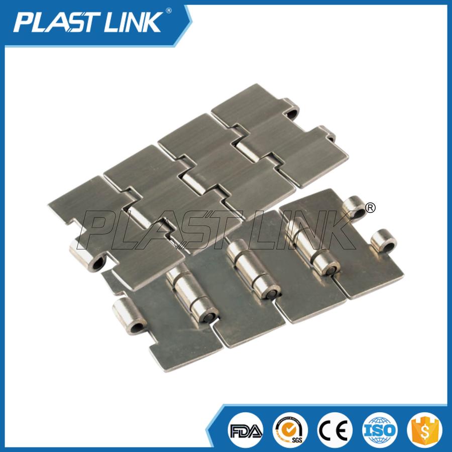 PL 812 Stainless steel single plastic straight chain plate