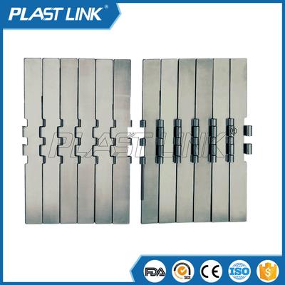 PL 802 Stainless steel double hinge straight chain plate